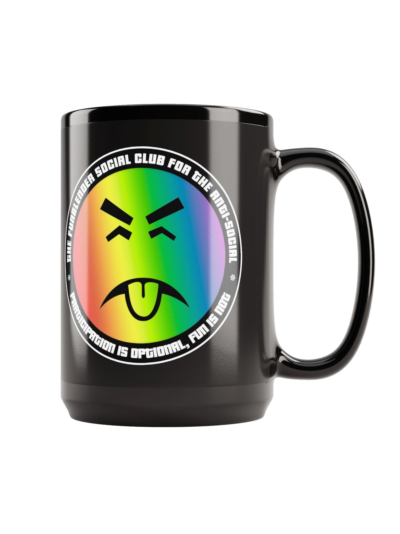 15oz. Black Double Logo Mug product image (2)
