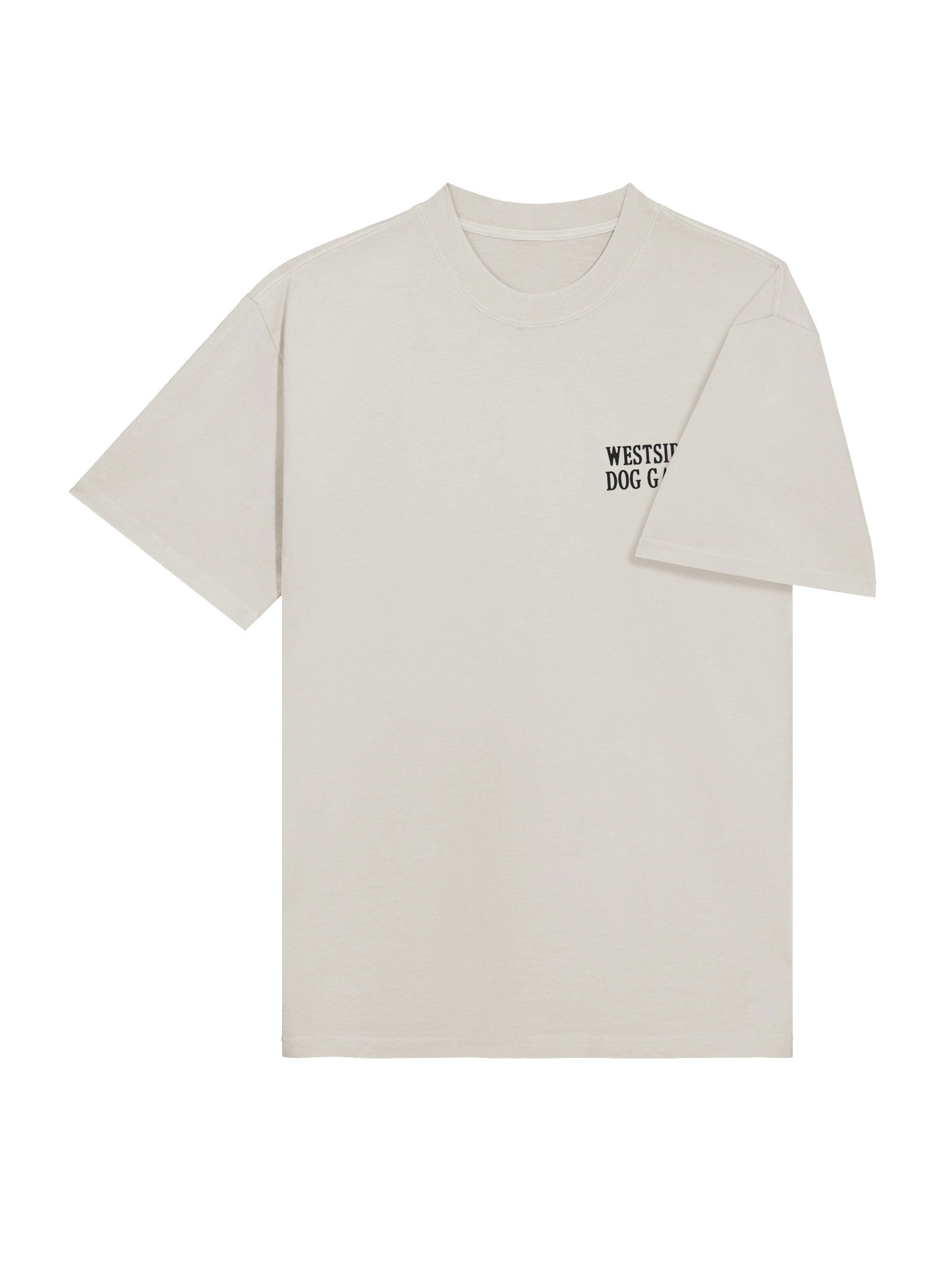 I HATE DOGS // Oversized Faded Tee // Black Ink product image (12)