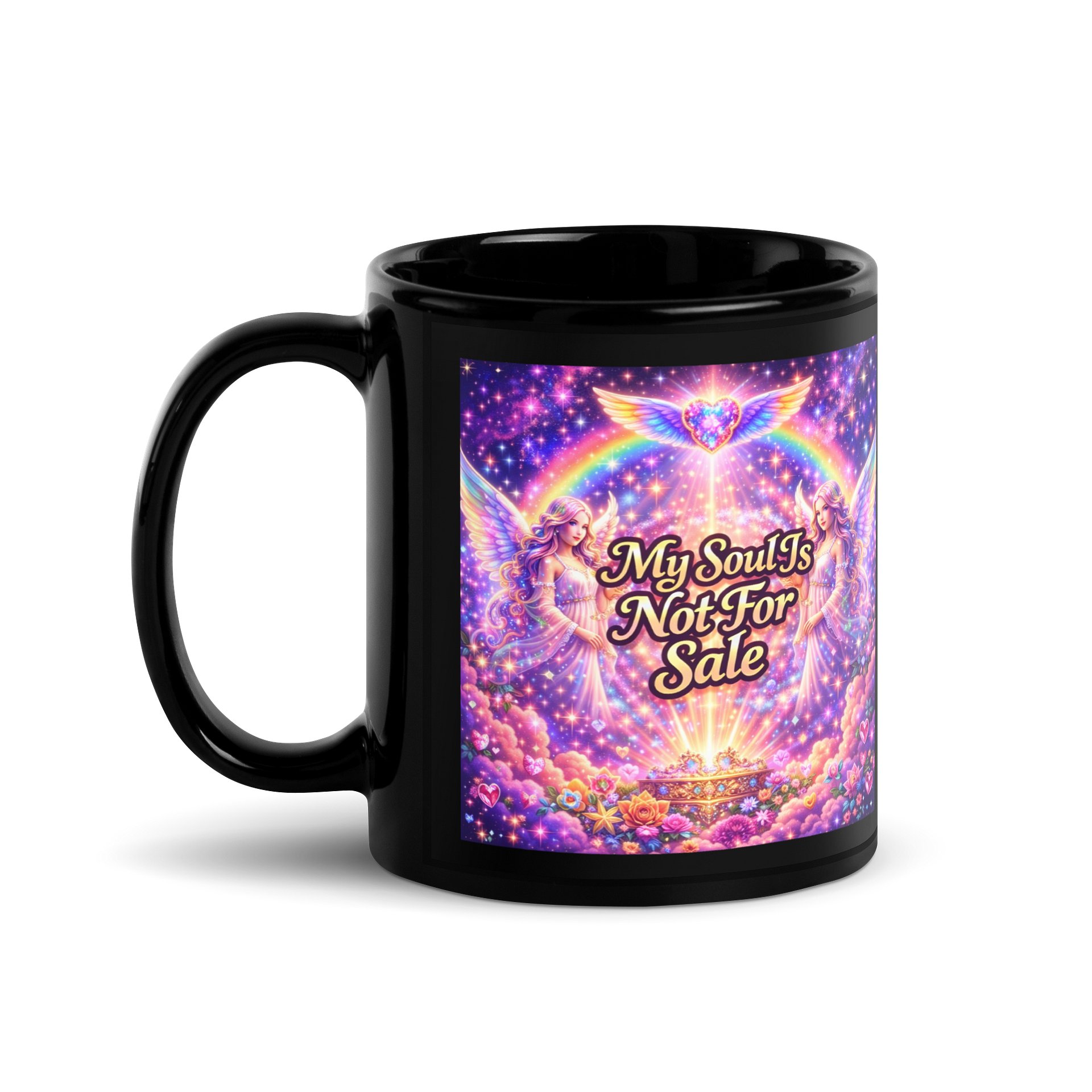 My Soul Is Not For Sale Statement -Black Mug product image (1)