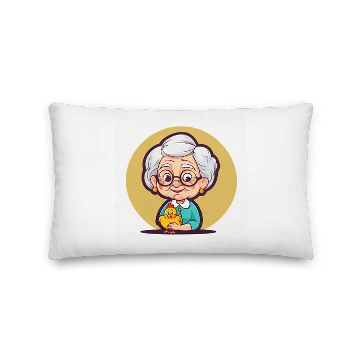 Charming Granny and Her Chick Pillow product image (5)