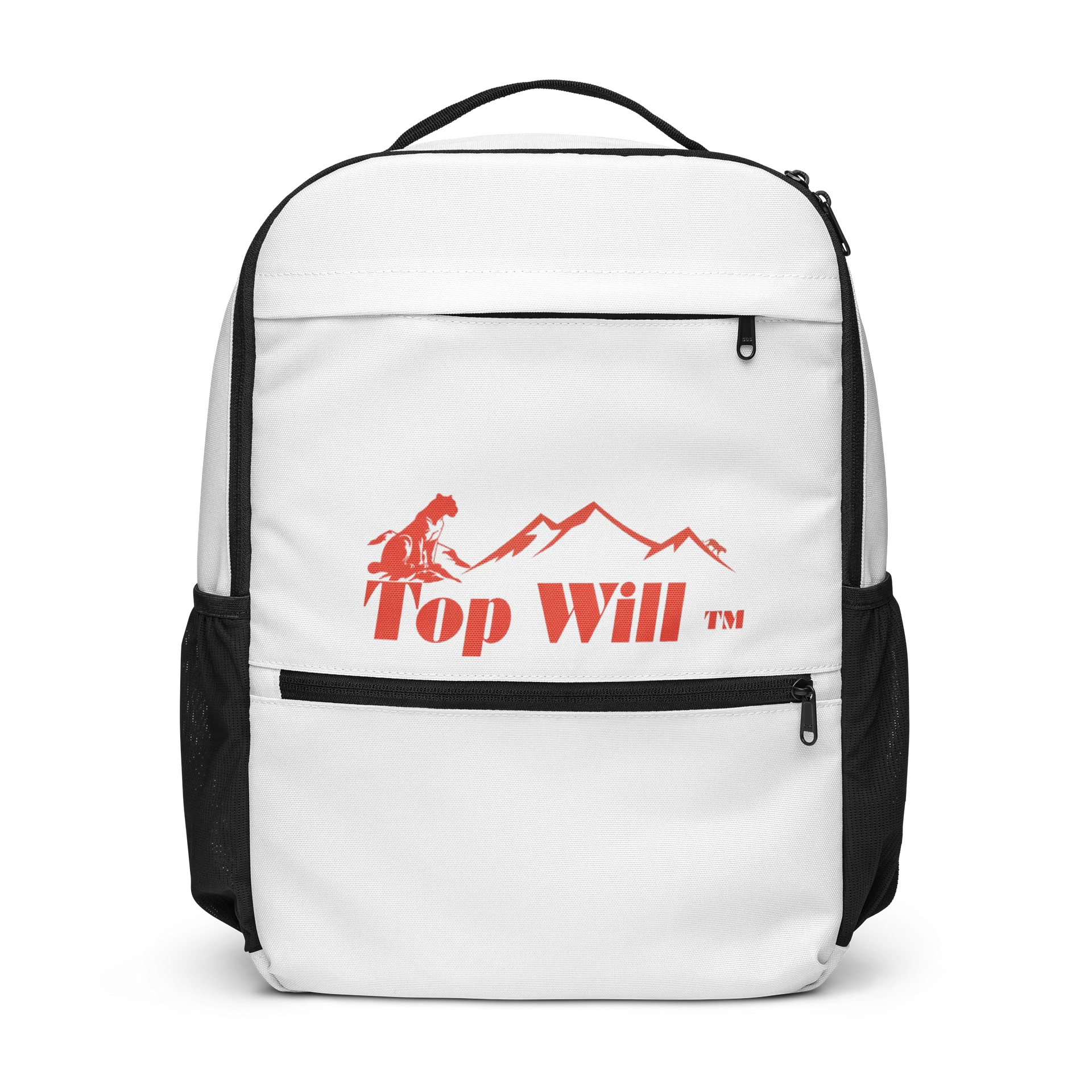 Top Will ™ White & Red Backpack product image (1)