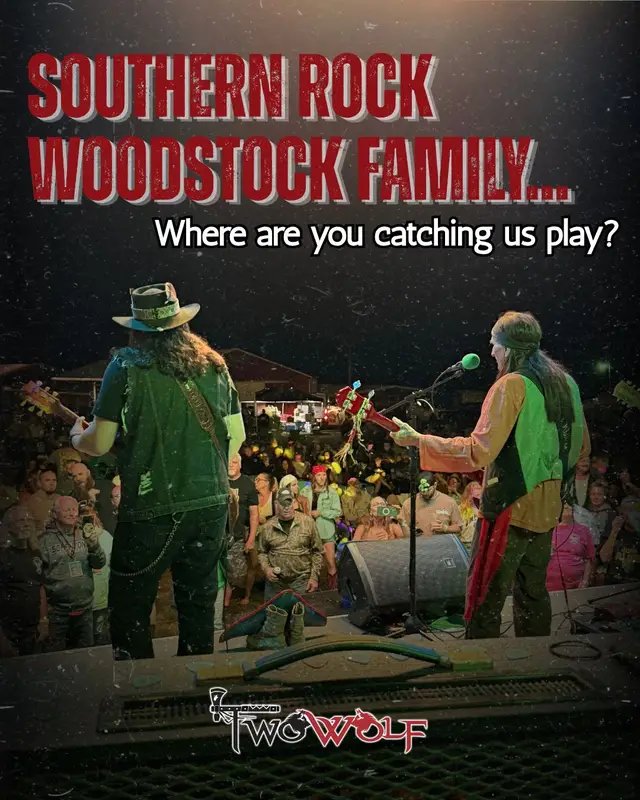 The Southern Rock WoodStock Tour has been a blast so far 🔥 The pack keeps showing up louder at every stop 🐺🎸 Southern Rock Wood Stock family, where are you catching us play? Drop your city below 🤘🏼 @krisbellmusic @cleopatra.records #SouthernRockWoodStock #RockTour #LivePerformance #RockConcert #SouthernRock