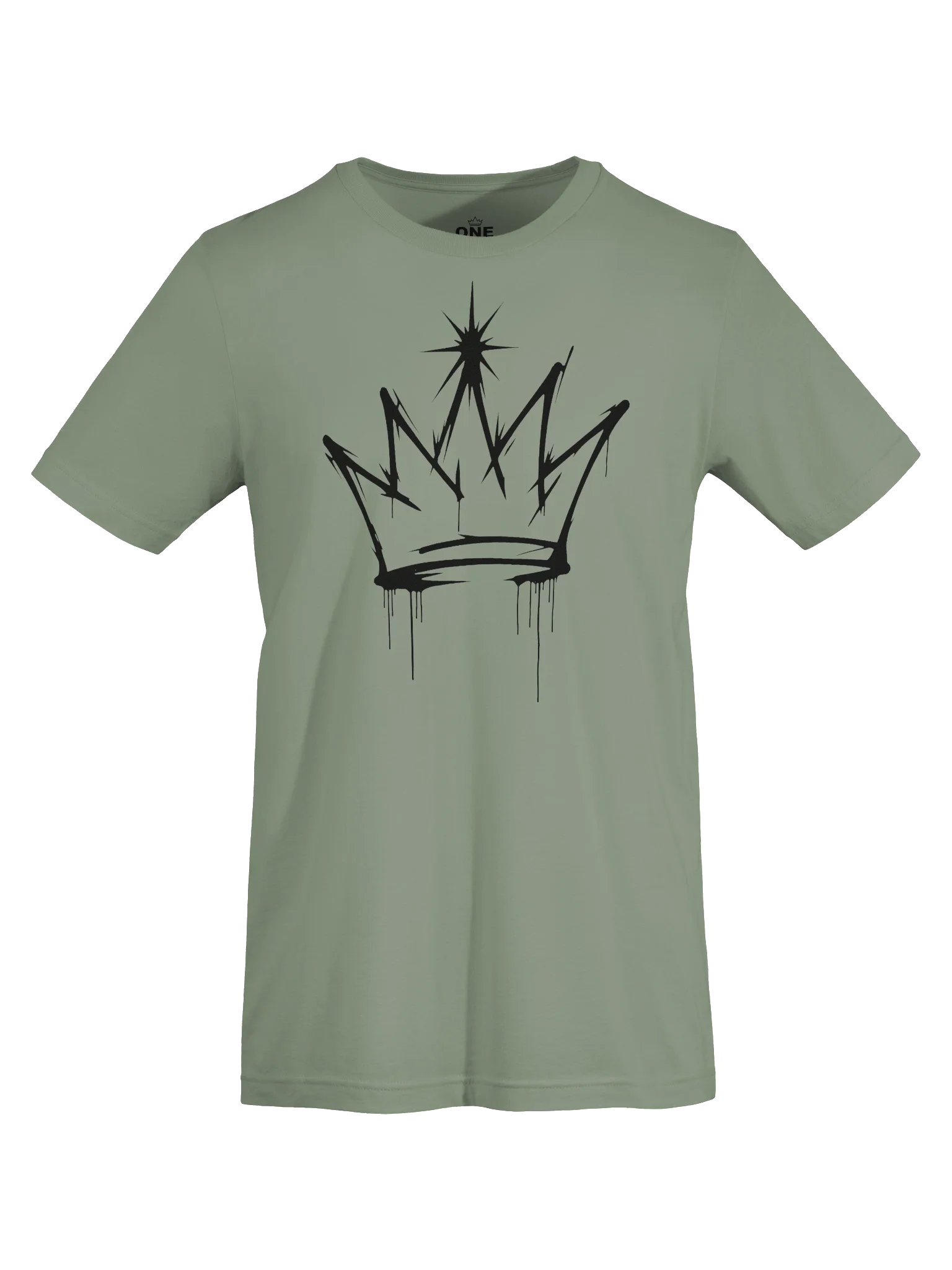 ONE KING Urban Crown Premium T-Shirt black print product image (2)