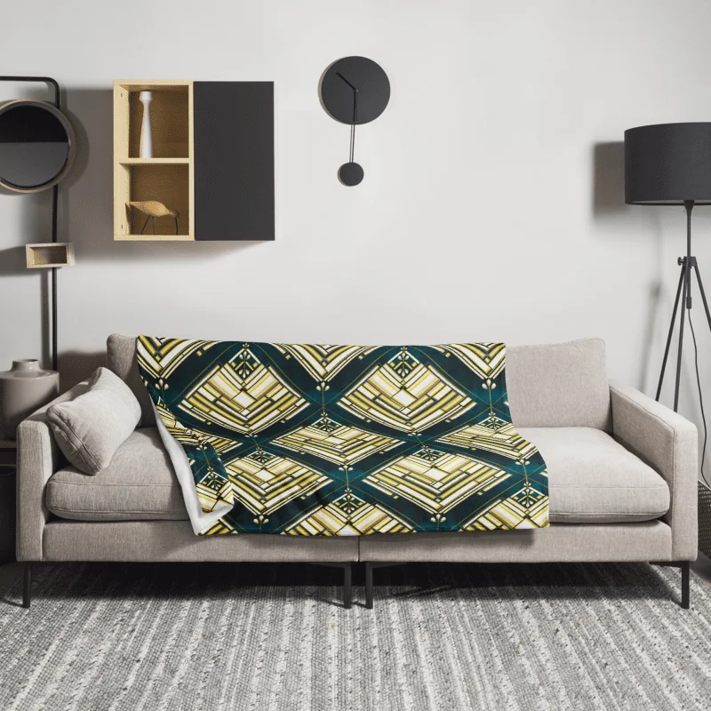 Gilded Glamour Flapper's Delight Throw Blanket | by Monique Faella Designs™ product image (10)