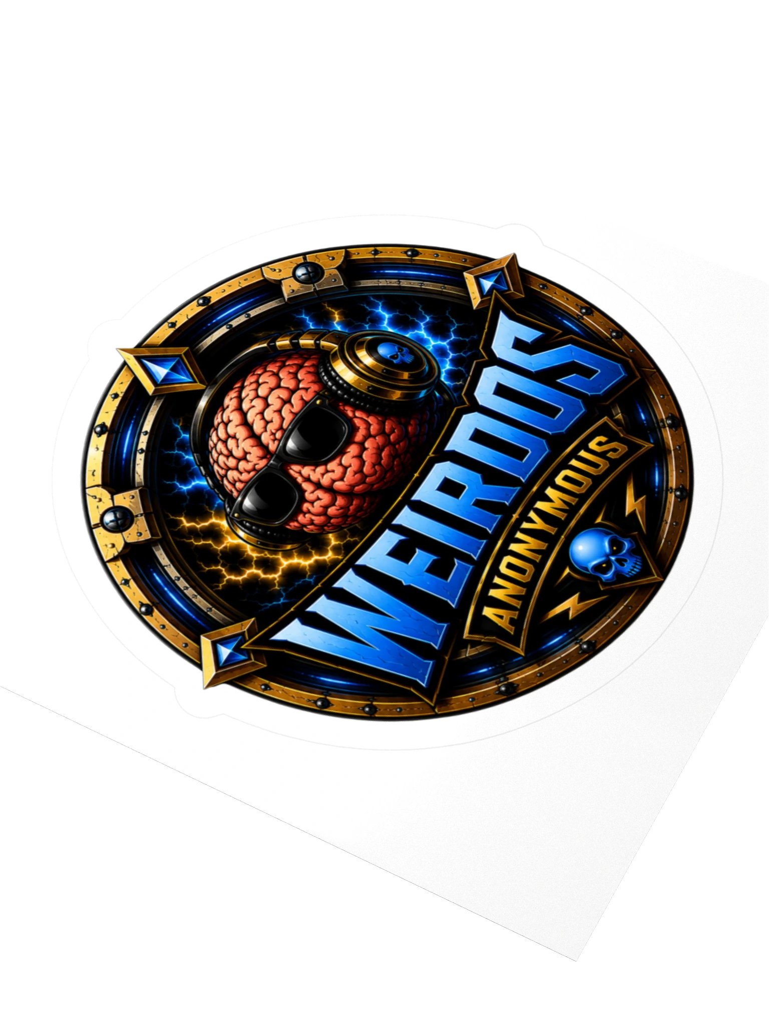 Beard__Oh Weirdos Anonymous Kiss Cut Stickers product image (3)