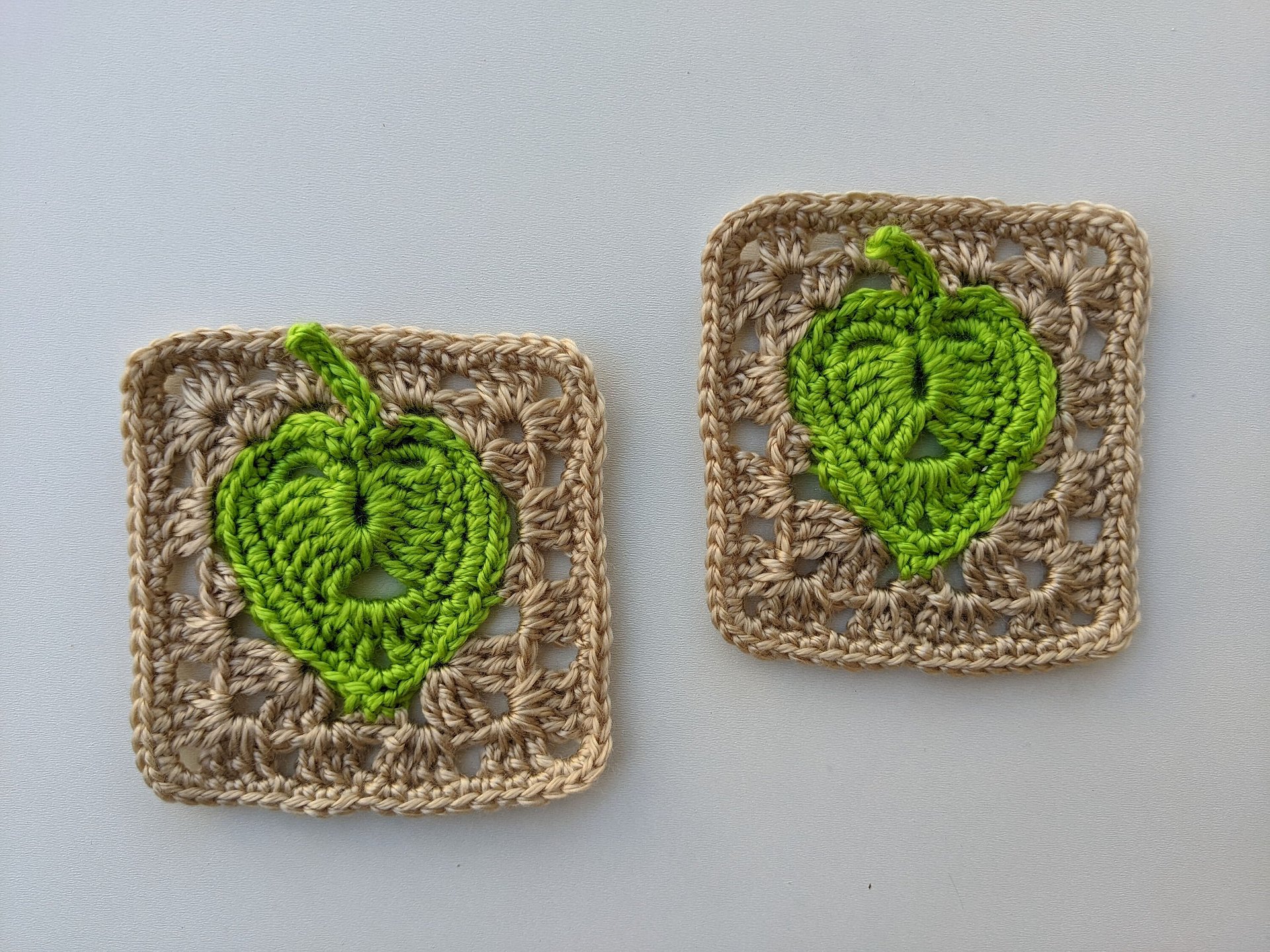 Crochet Leaf Granny Square Pattern product image (5)