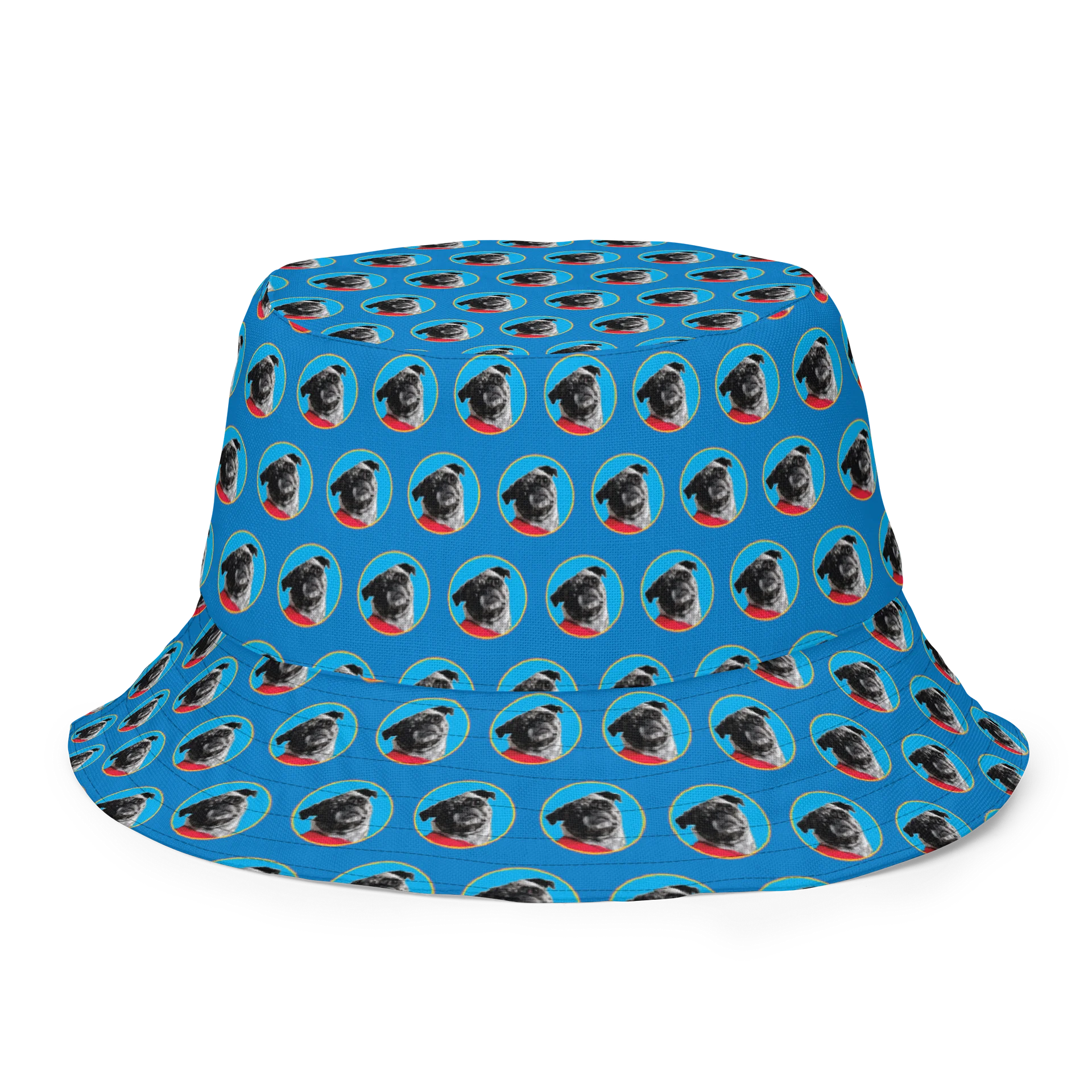 FranSci the Pug Mafia All-Over Print Reversible Bucket Hat product image (2)