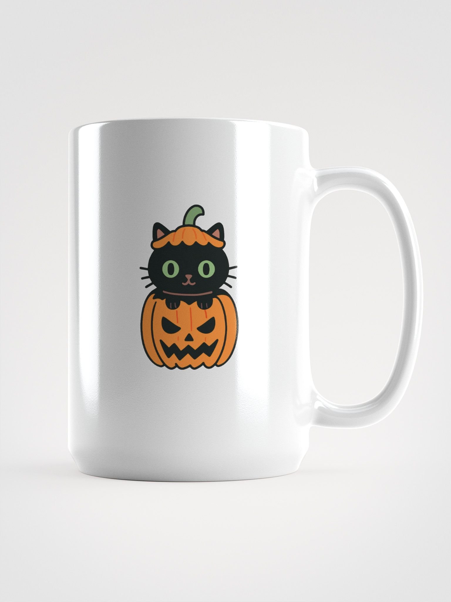 Halloween Cat Jack-o'-Lantern Mug product image (1)