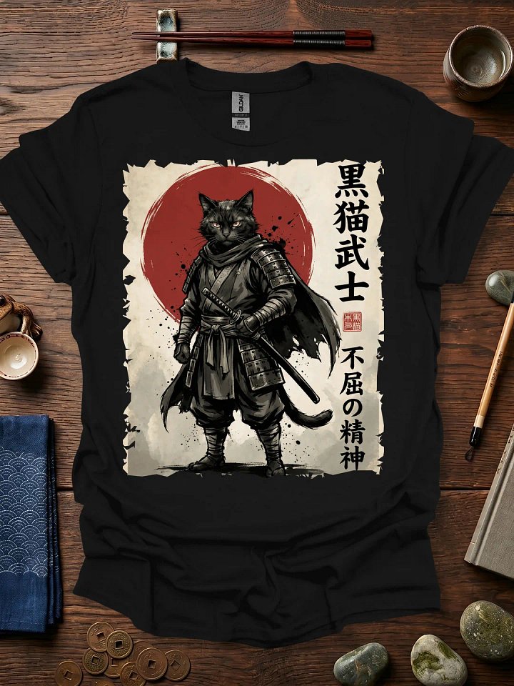 Black Cat Ronin T-Shirt product image (11)