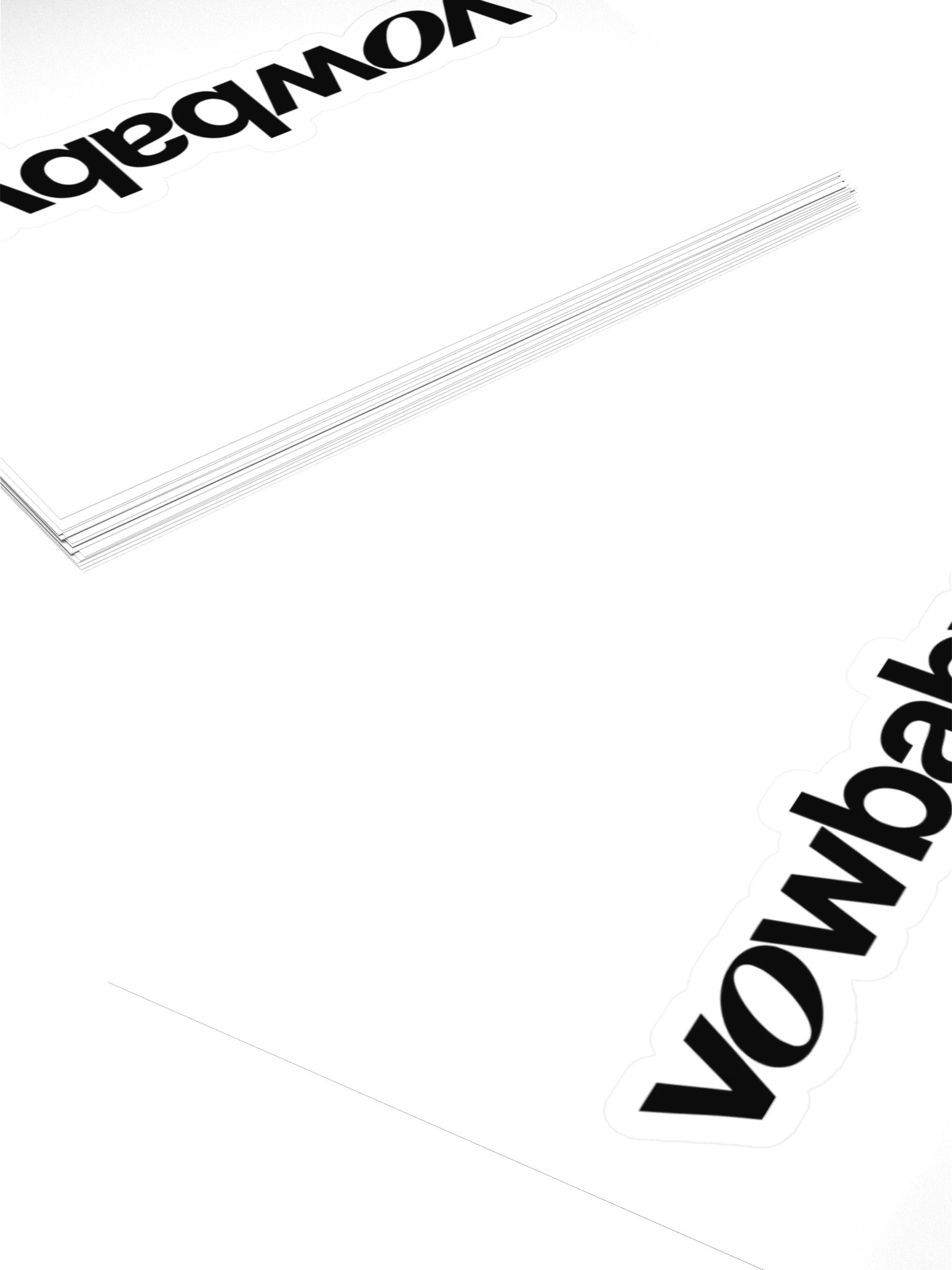 vowbaby Logo Sticker product image (4)