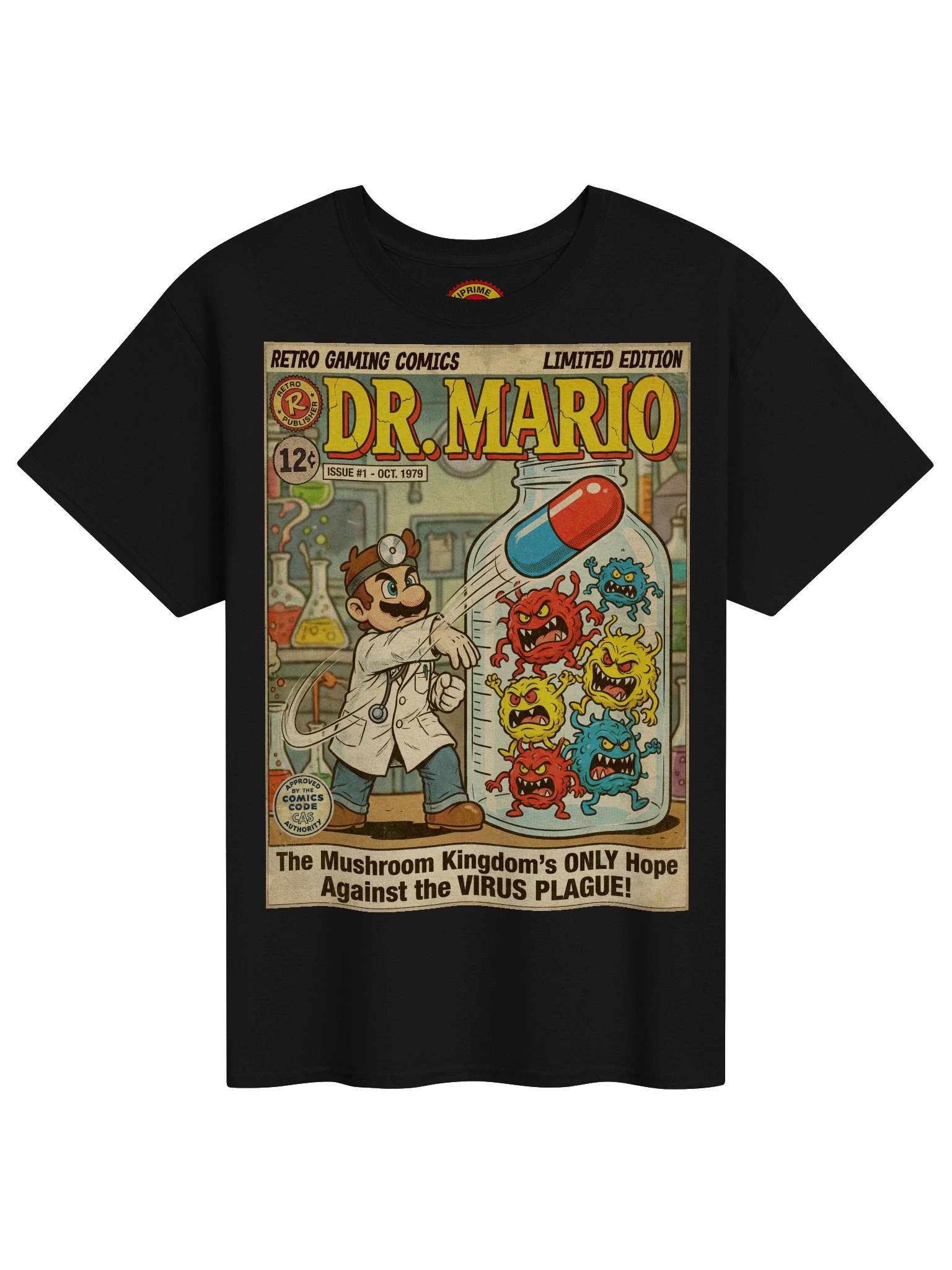Dr.Mario Comic Art T-Shirt product image (1)