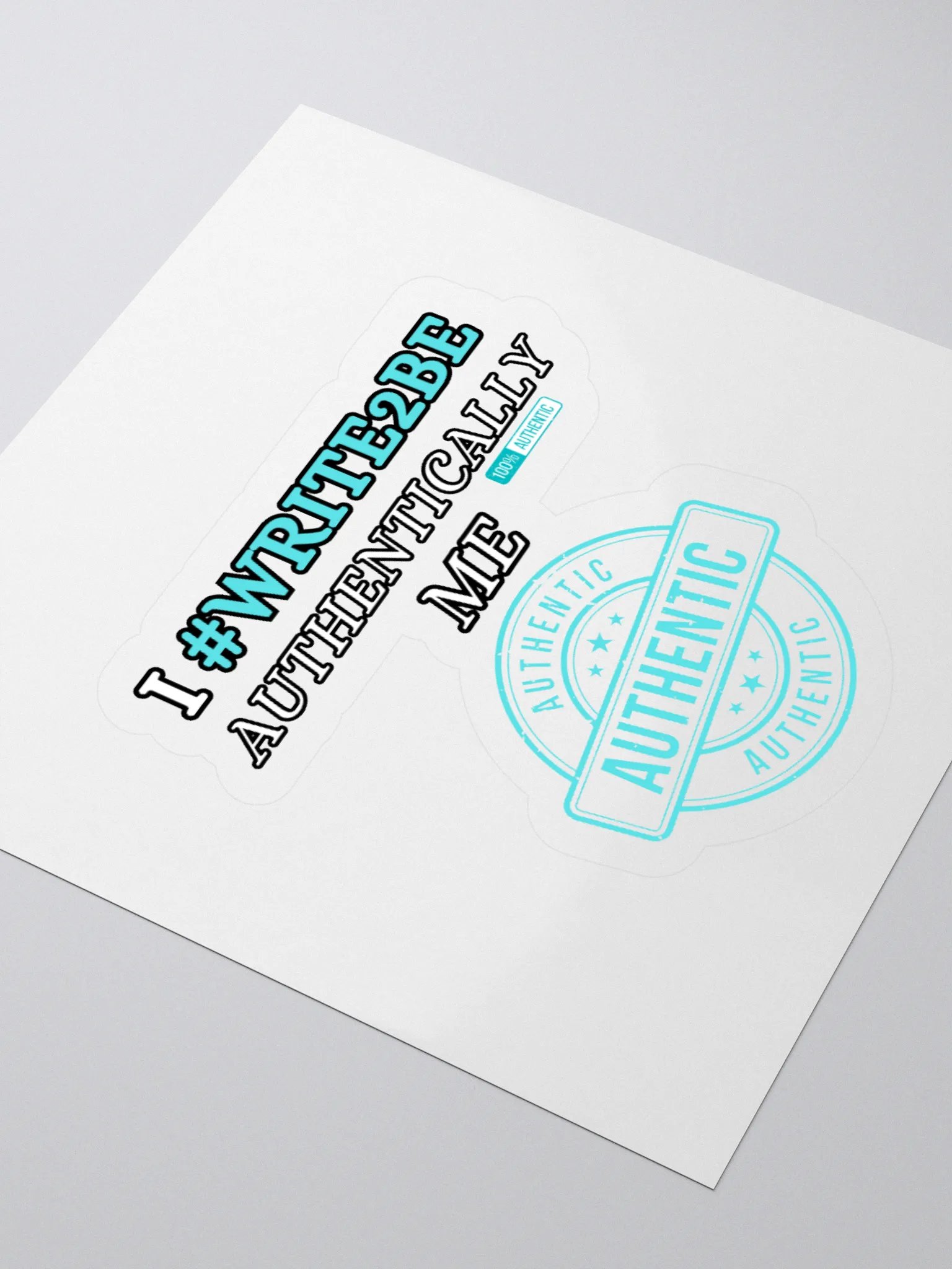 #Write2Be Authentically Me Sticker product image (3)