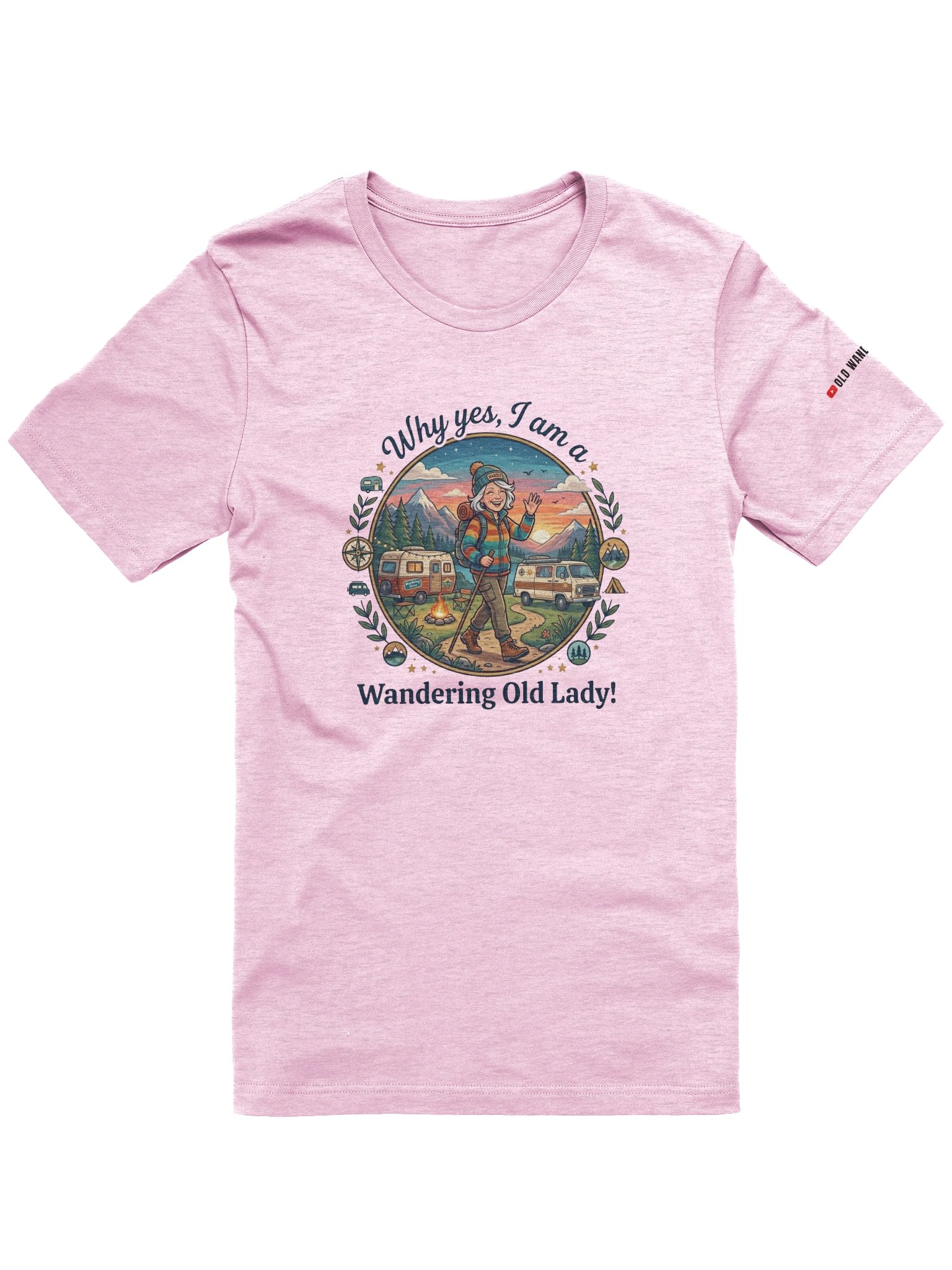 Wandering Old Lady Casual Tee product image (9)