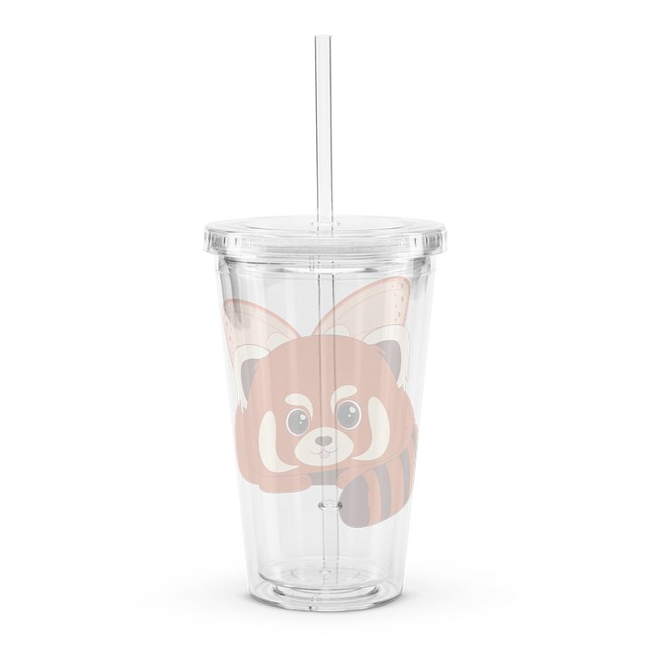 Wild Oddities Winged Red Panda Clear Tumbler product image (2)