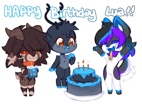 #digitalart #art #furry #wolf #deer #goat #commission