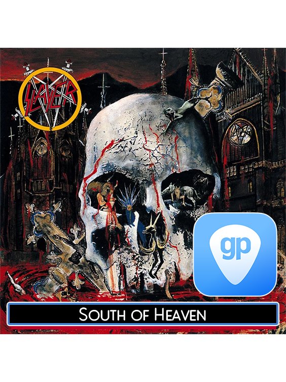 South of Heaven PDF TAB + Backing Track MP3 product image (1)