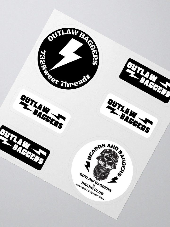 Outlaw Baggers X 732Sweet Threadz Collab Sticker Pack product image (2)