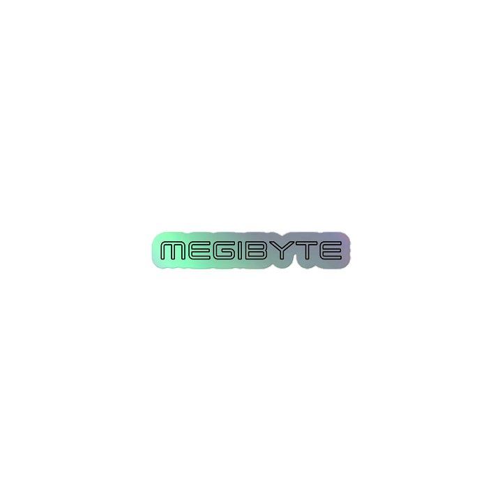 MEGIBYTE HOLO STICKER product image (1)