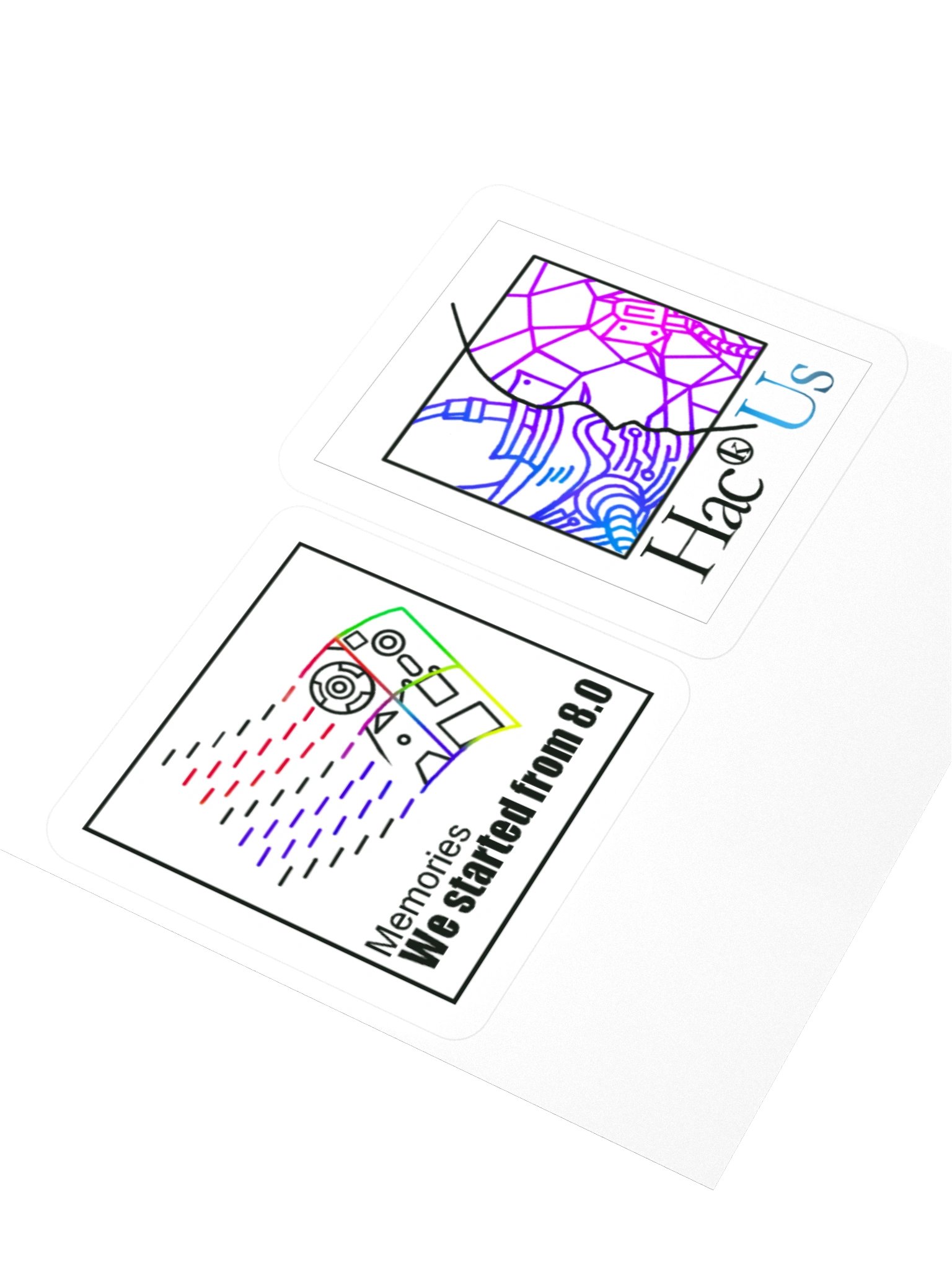 Nostalgic OS Logo Set_White product image (3)