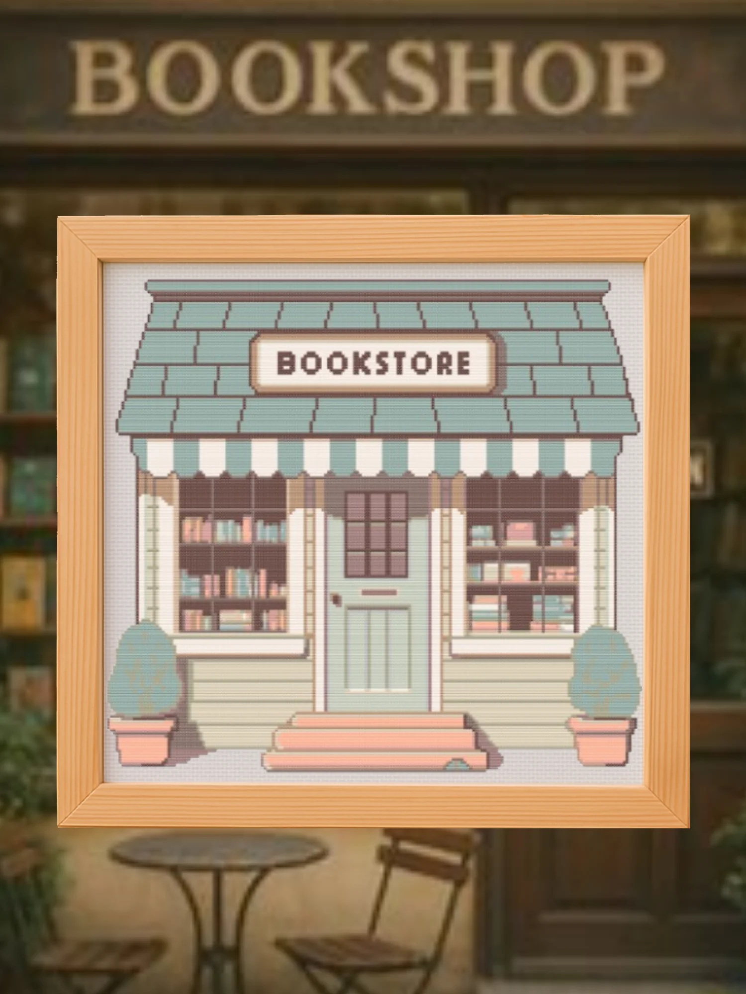 Book Store Cross Stitch Pattern product image (1)