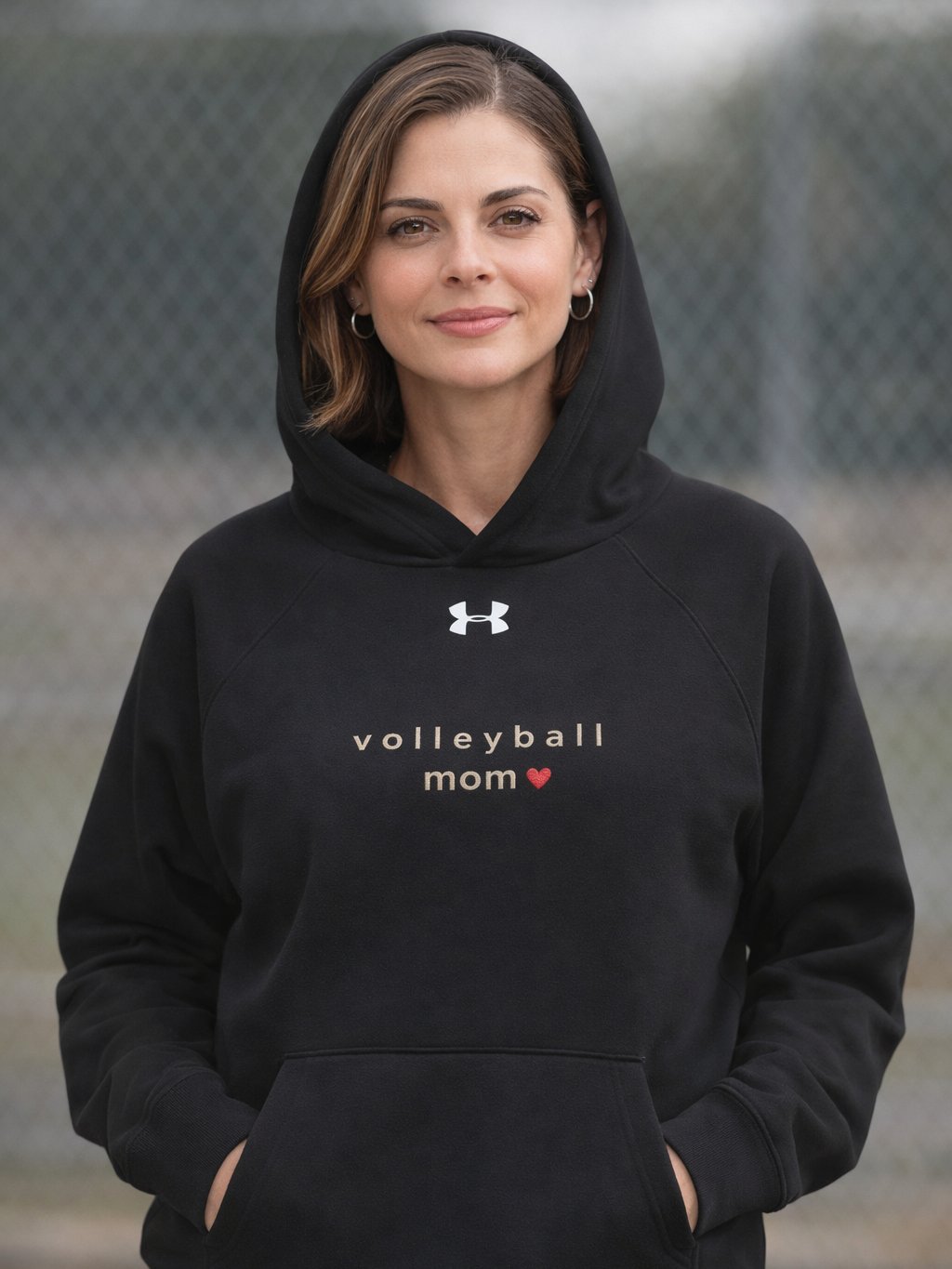 Volleyball Mom Classic Embroidered Hoodie product image (1)