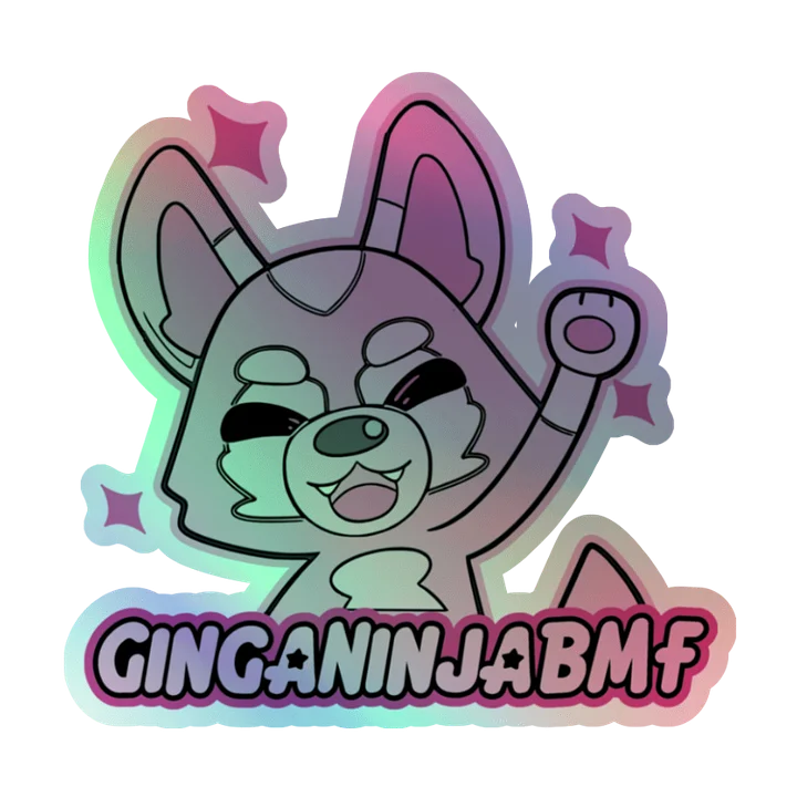 Rare Shiny Holo Pupper Sticker product image (3)