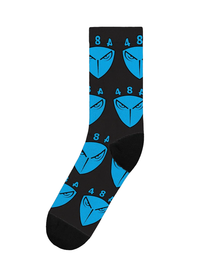 484 Face Logo All-Over Crew Socks product image (1)