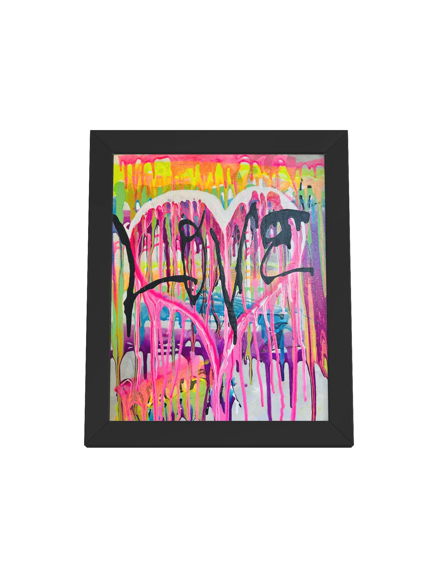 Graffiti Heart Framed Poster Print product image (1)