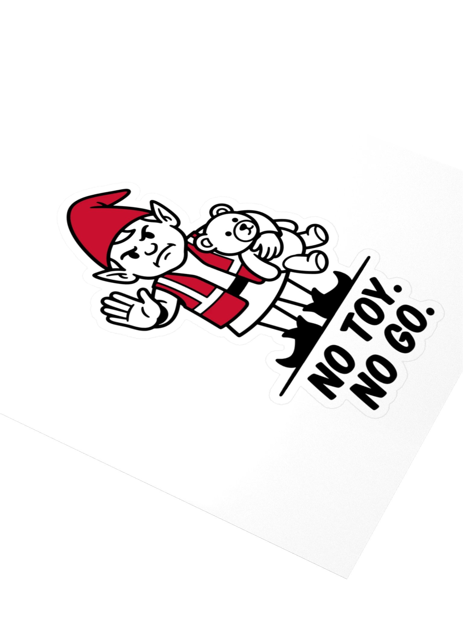 No Toy. No Go. Elf Sticker product image (3)