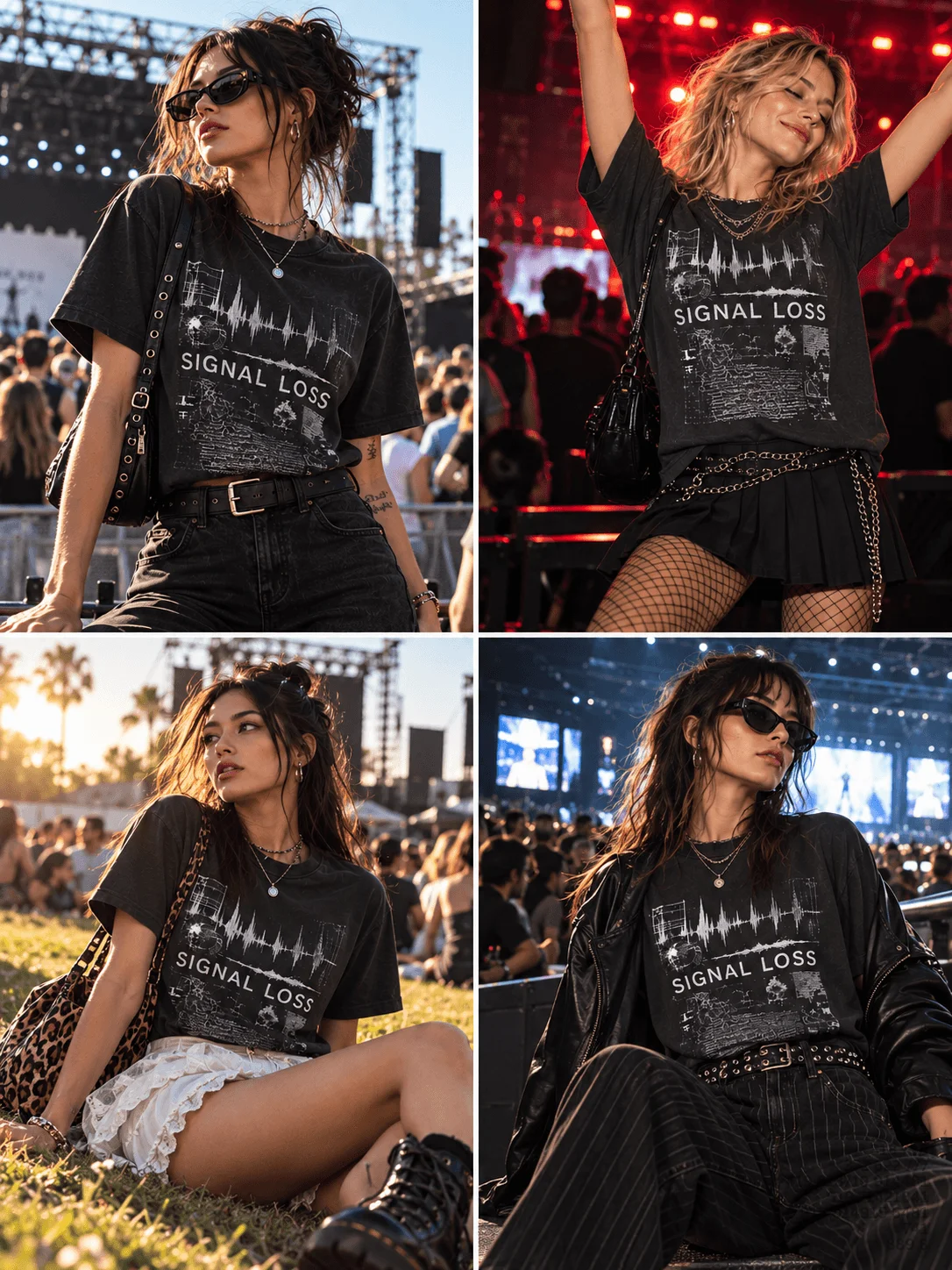 Signal Loss Graphic Tee | Alternative Concert T-Shirt product image (4)