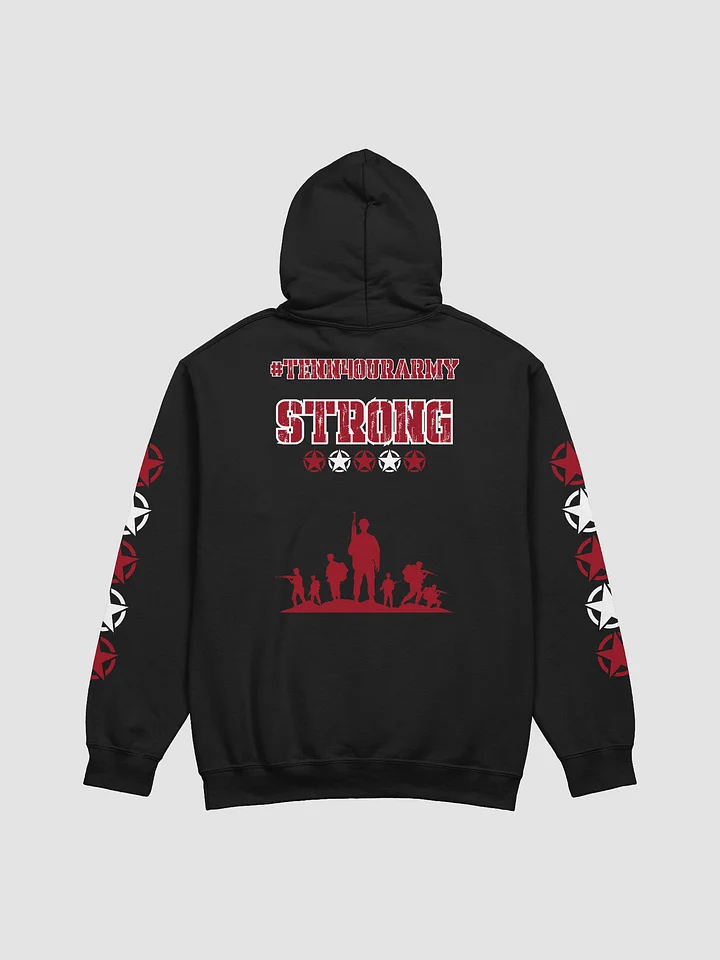 #TeNN4OURARMY Hoodie Red & White product image (5)