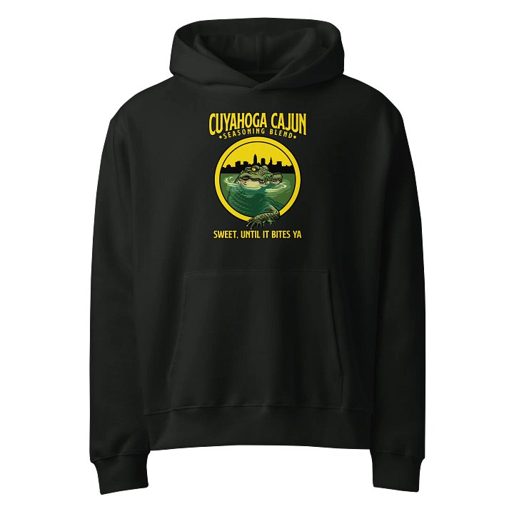 Black Hoodie / Cleveland spice and Cuyahoga Cajun product image (1)