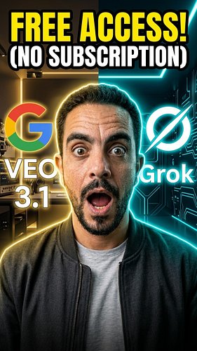 عيدية العيد وصلت! 🎁 إزاي تستخدم Grok و Veo 3.1 ببلاش؟ 🔥
يا جماعة، الصدمة كانت حقيقية لما عرفنا إن إيلون ماسك قفلها وجوجل صعبت...