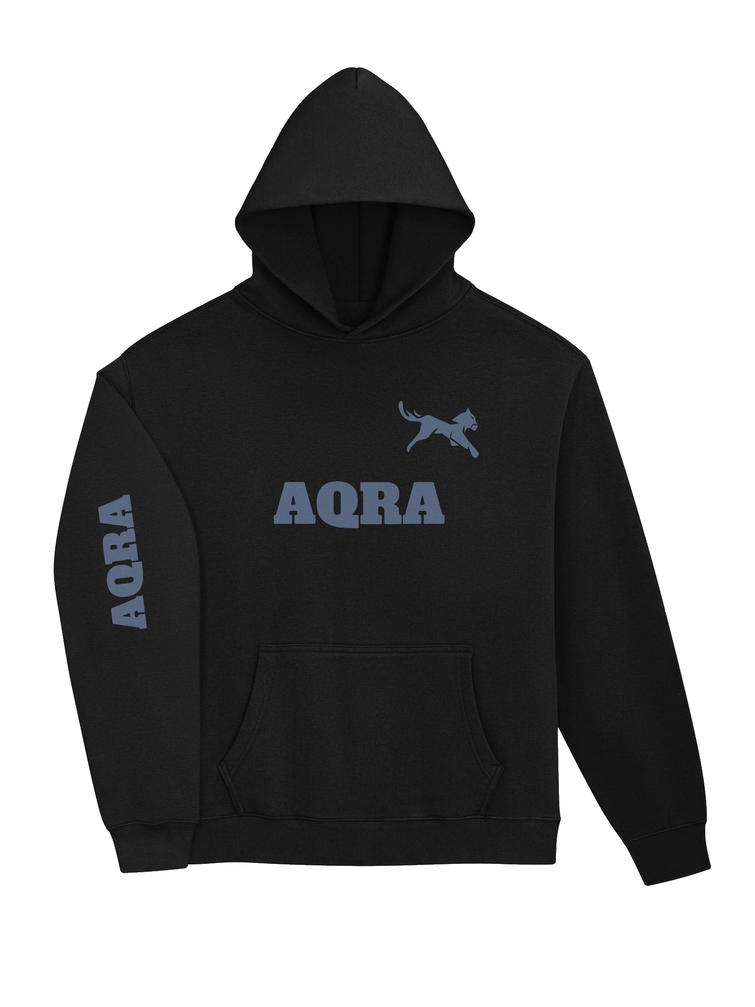 AQRA Signature Heavyweight Pullover Hoodie | Navy Blue product image (7)