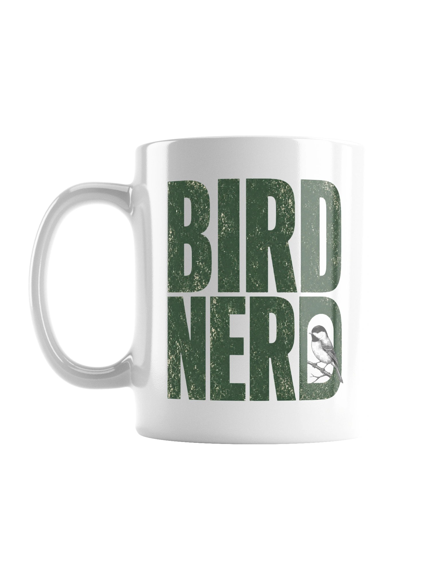 Funny Bird Nerd Mug – Cute Chickadee Coffee Cup product image (1)