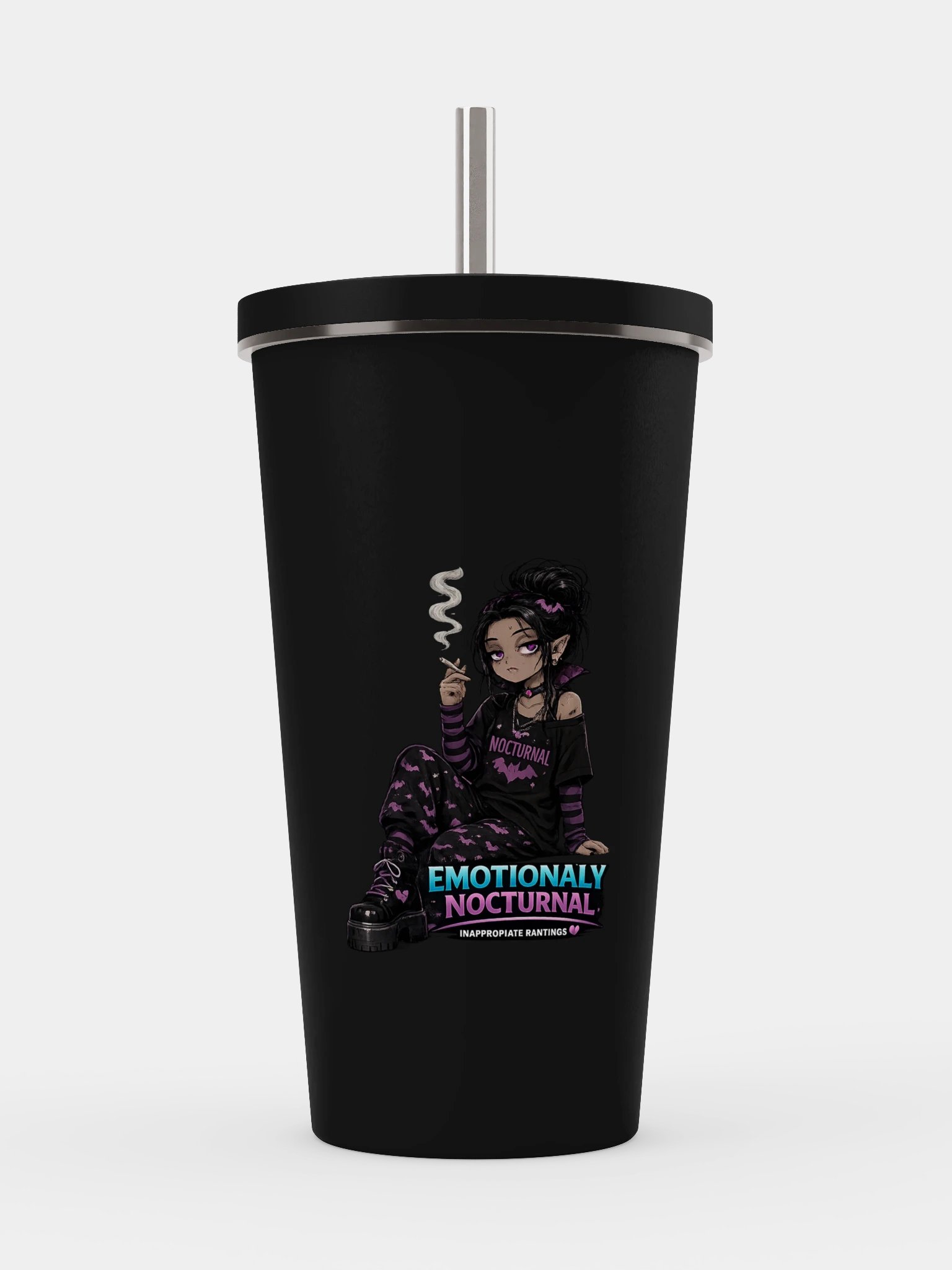 Emotionally Nocturnal Tumbler product image (1)