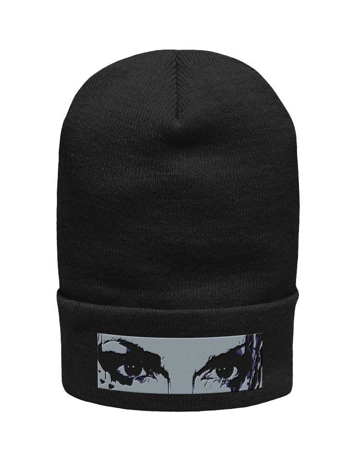 Goth Eyes Embroidered Beanie product image (3)