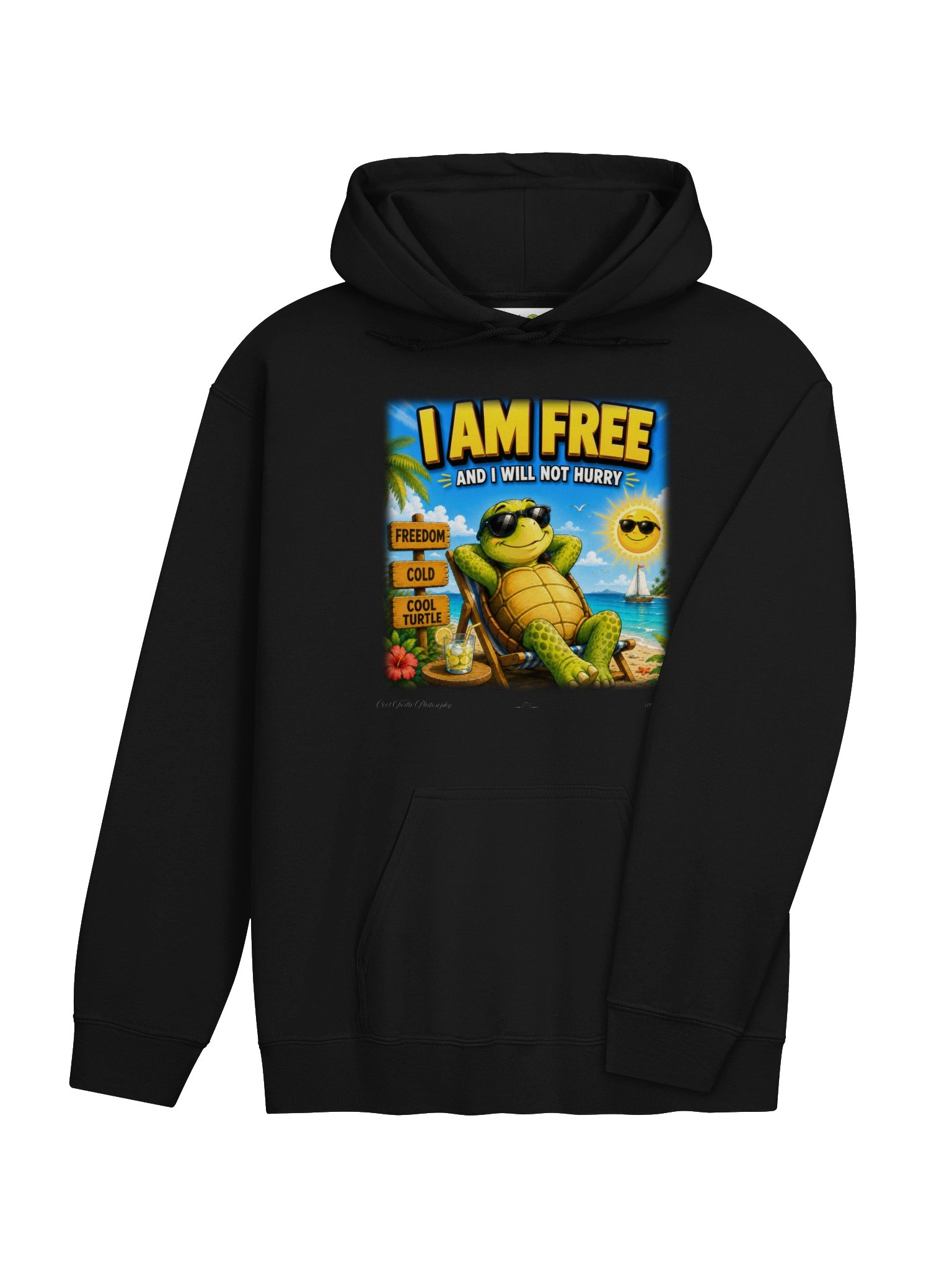 Cool Turtle Freedom Hoodie product image (3)