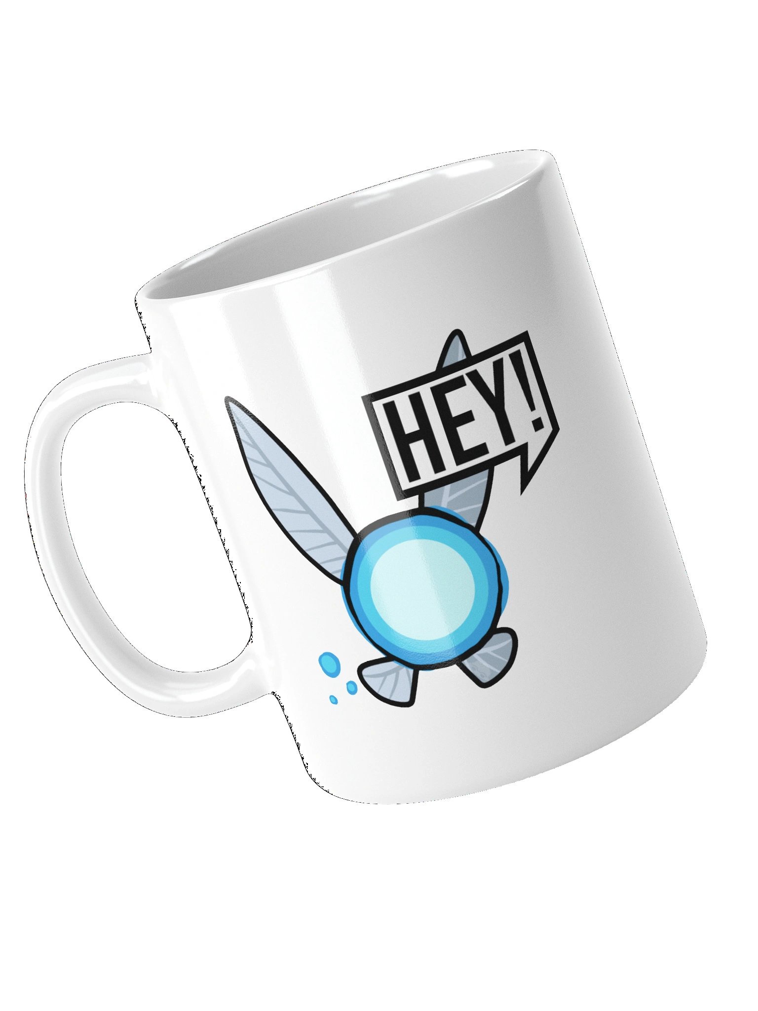 Hey! Fairy Wings White Glossy Mug product image (12)
