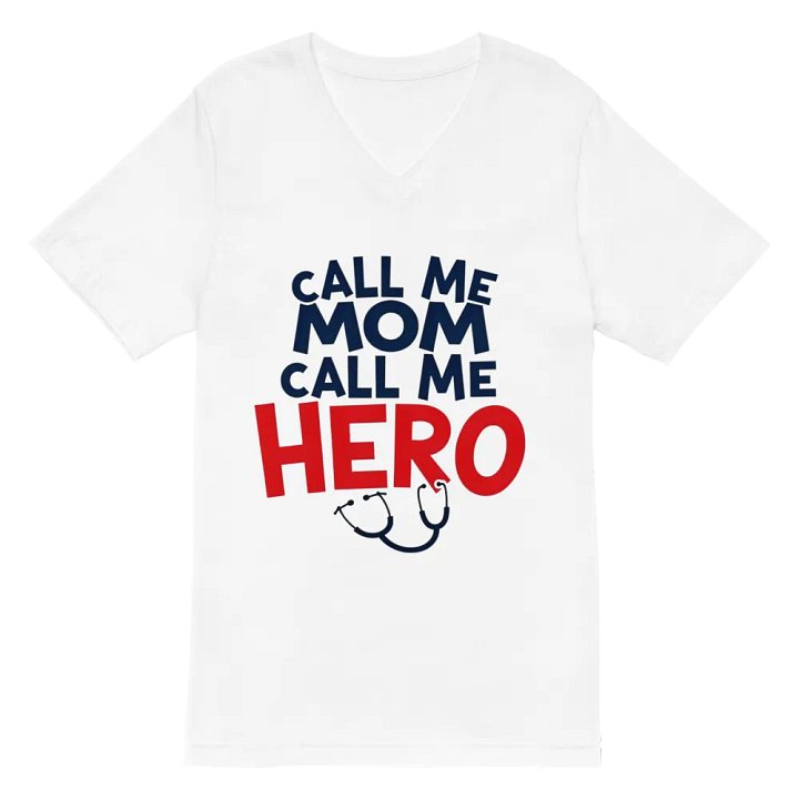 Heroic Mom V-Neck Tee product image (2)