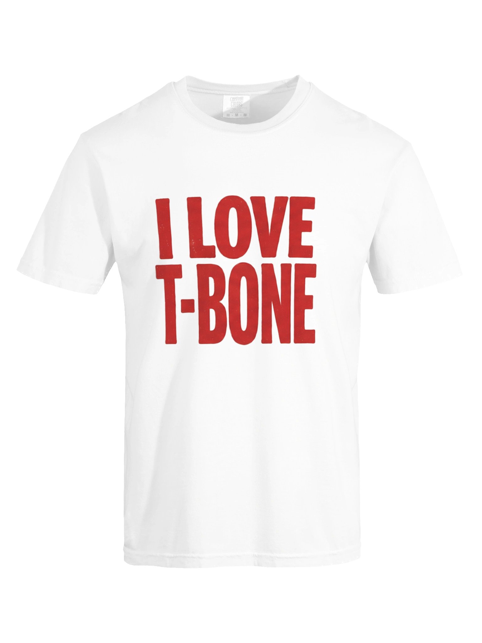 I Love T-Bone White T-Shirt product image (9)
