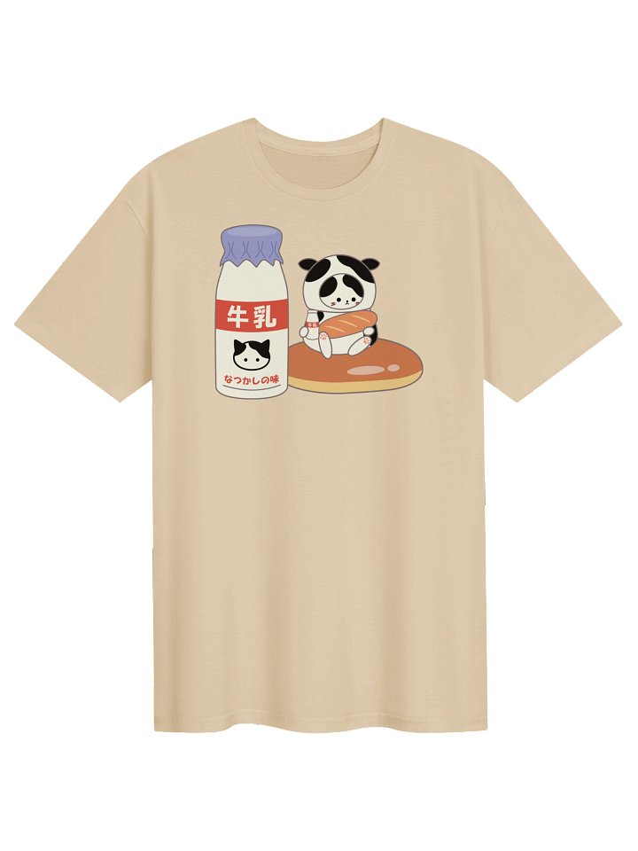 Milk Cat - Unisex Adult Super Soft Lightweight T-shirt product image (1)