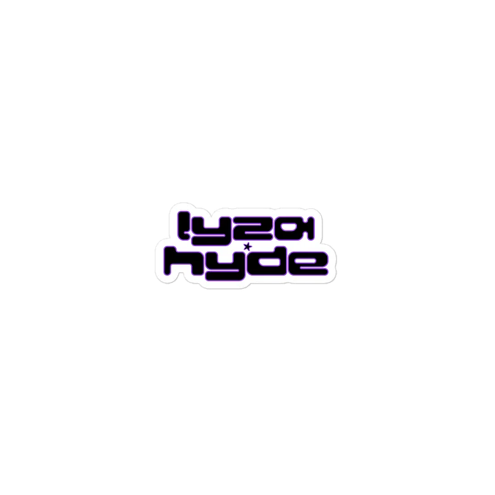 bubble logo stickers product image (2)