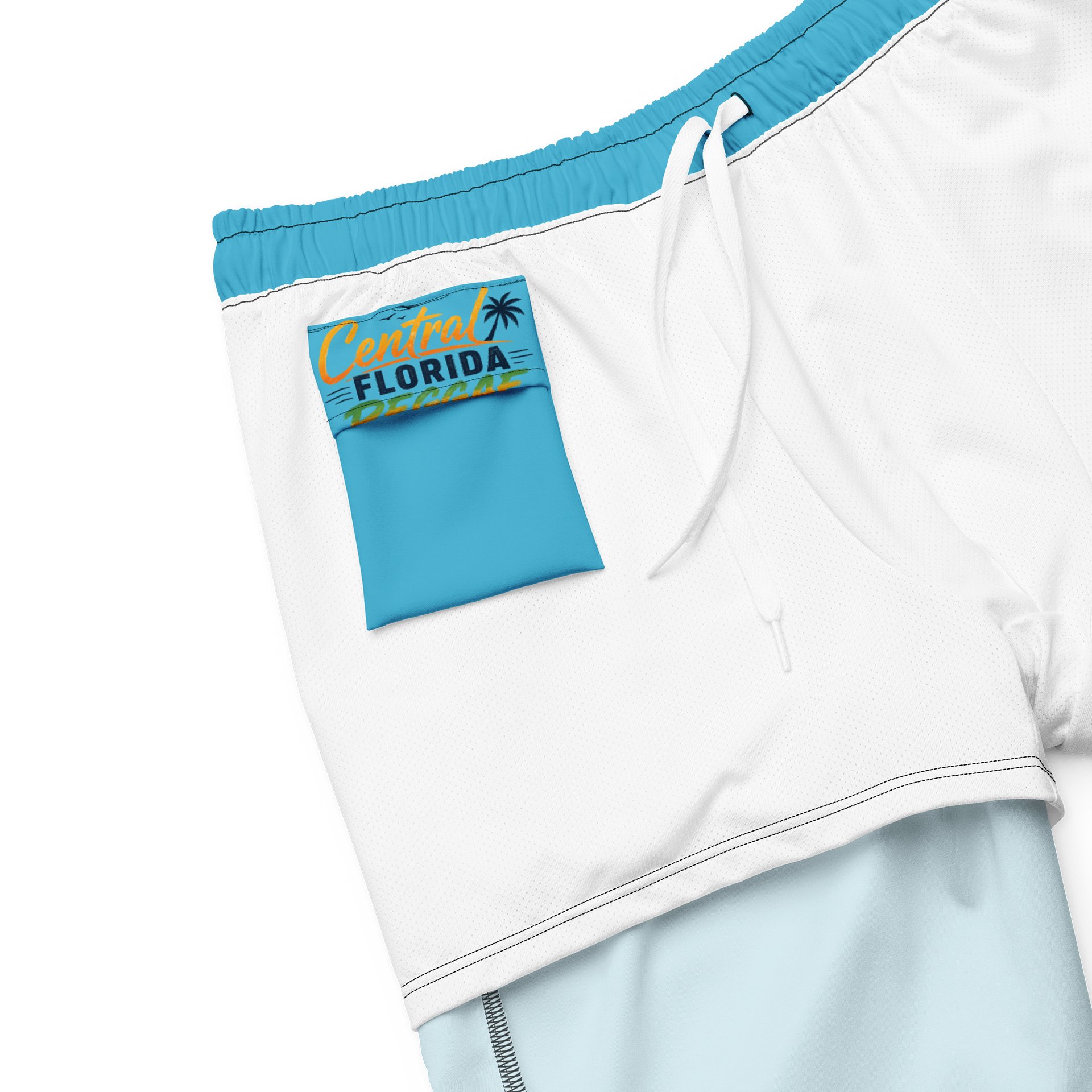 Men's Logo Print Swim Trunks product image (8)