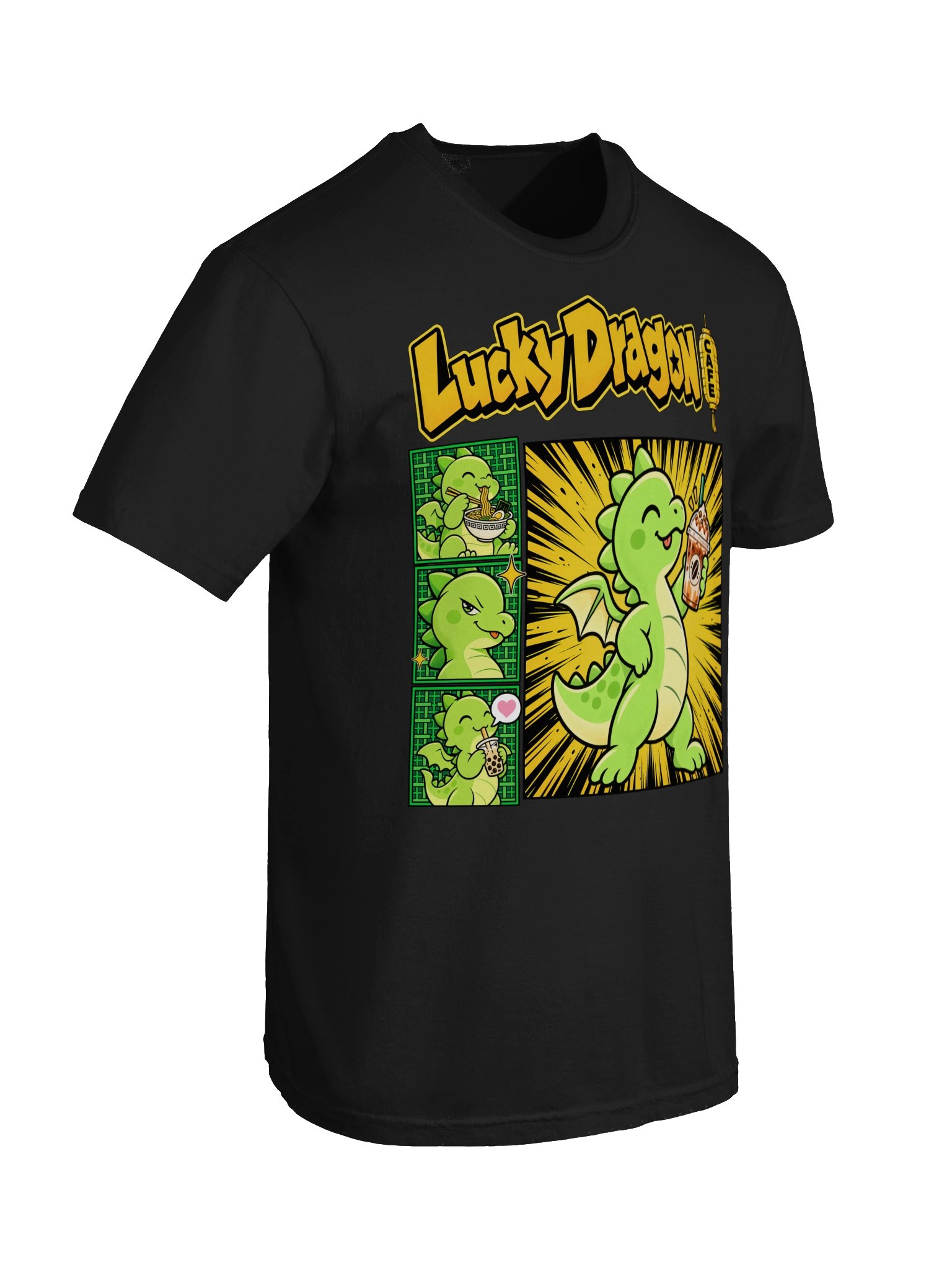 Lucky Dragon Cafe | Coffee Dragon Graphic T-Shirt product image (10)