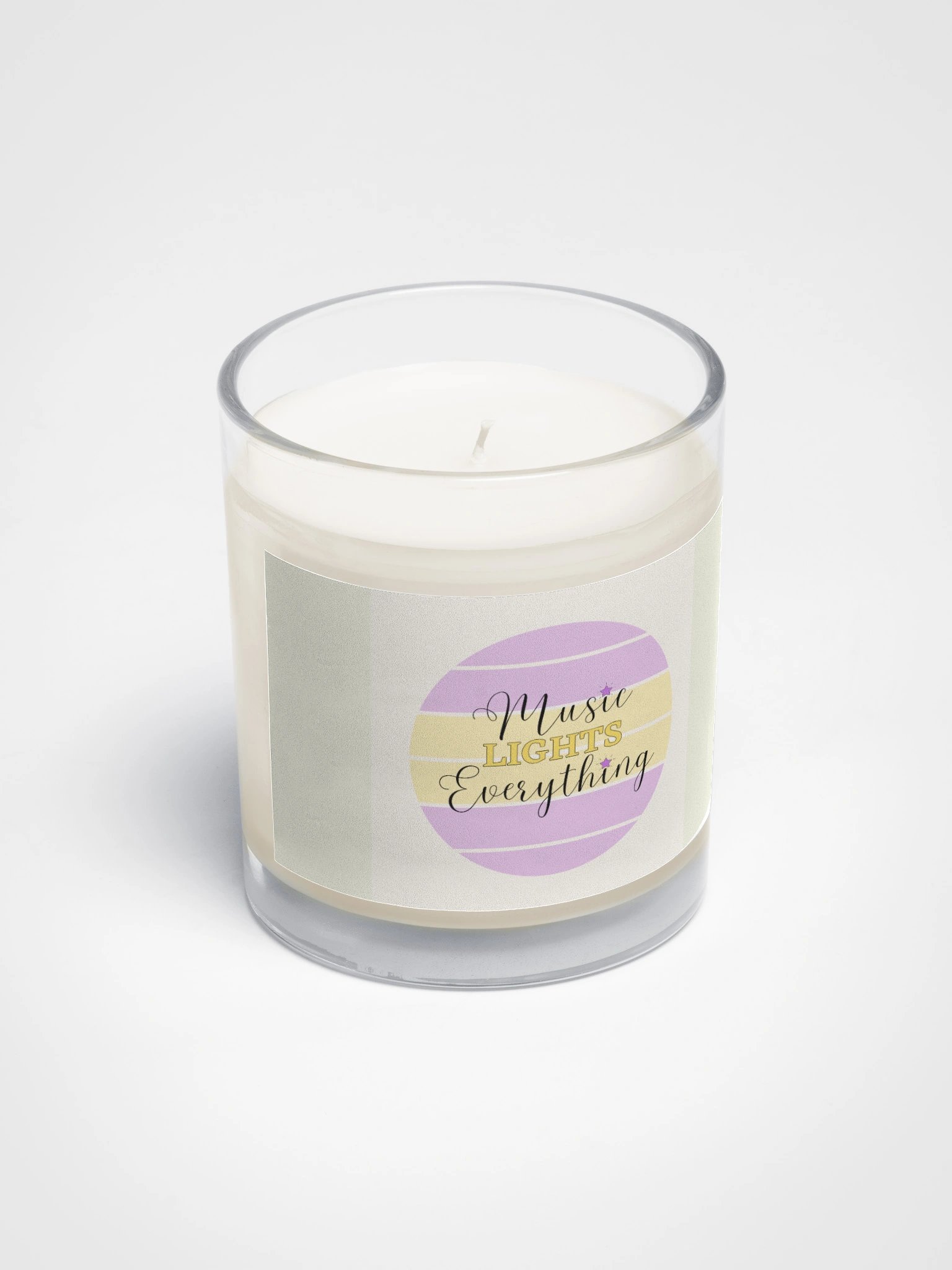 MUSIC LIGHTS EVERYTHING Soy Wax Candle product image (2)