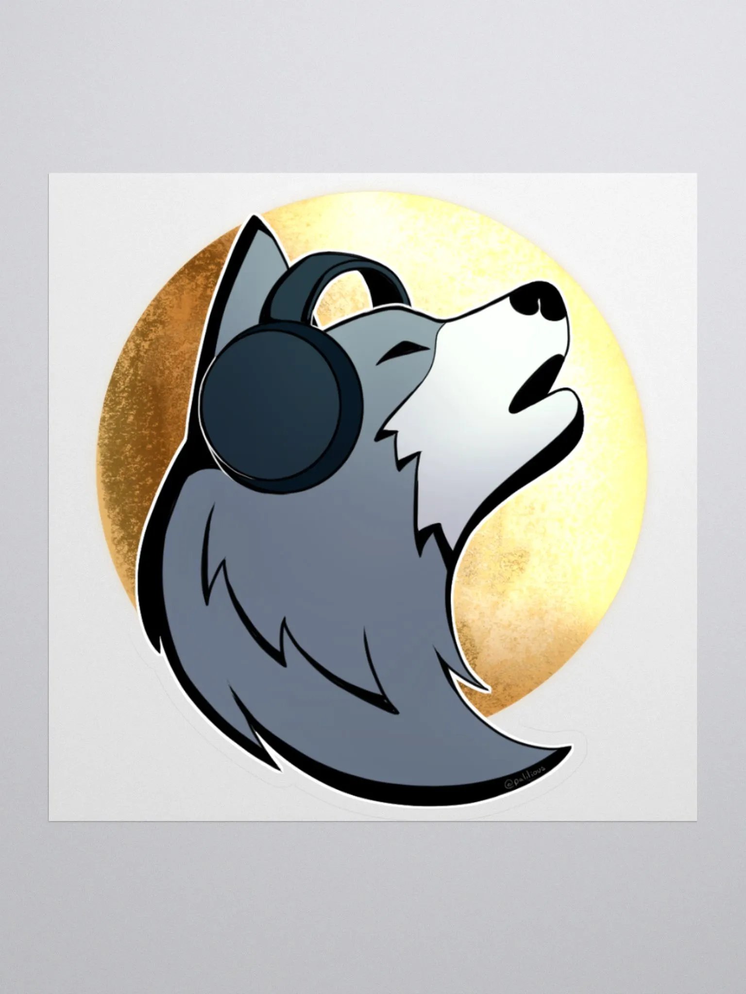 Were-Chester-Wolf Sticker product image (1)