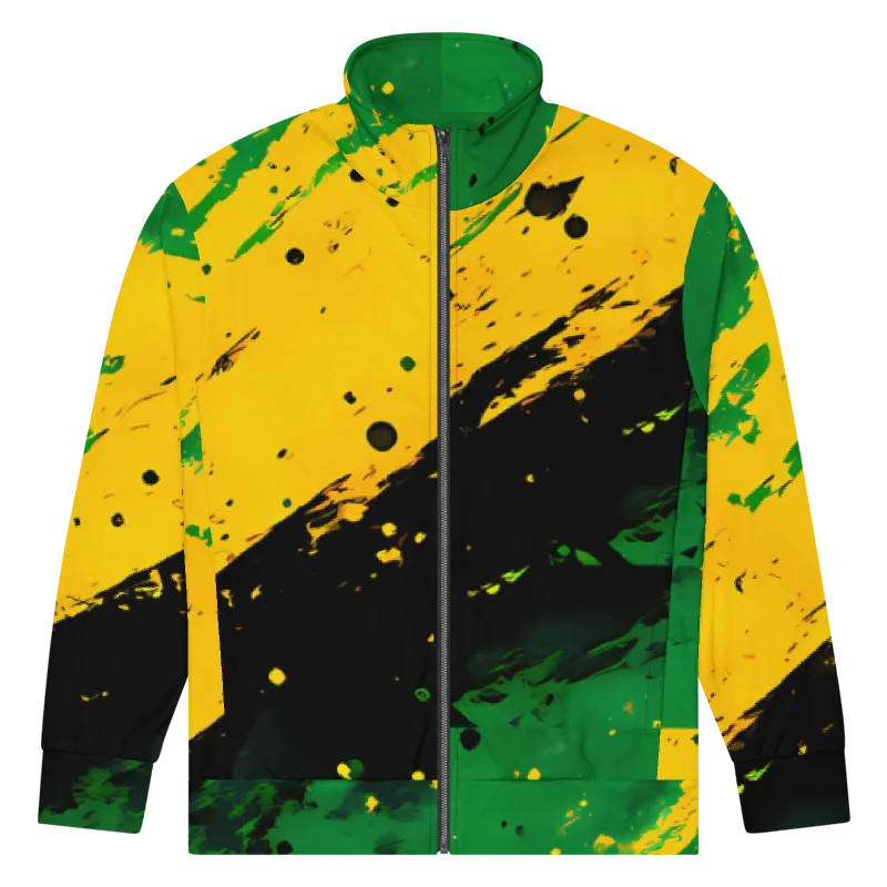 Vintage Jamaica Sport Print - CaribbeanApples | Unisex Track Jacket product image (3)