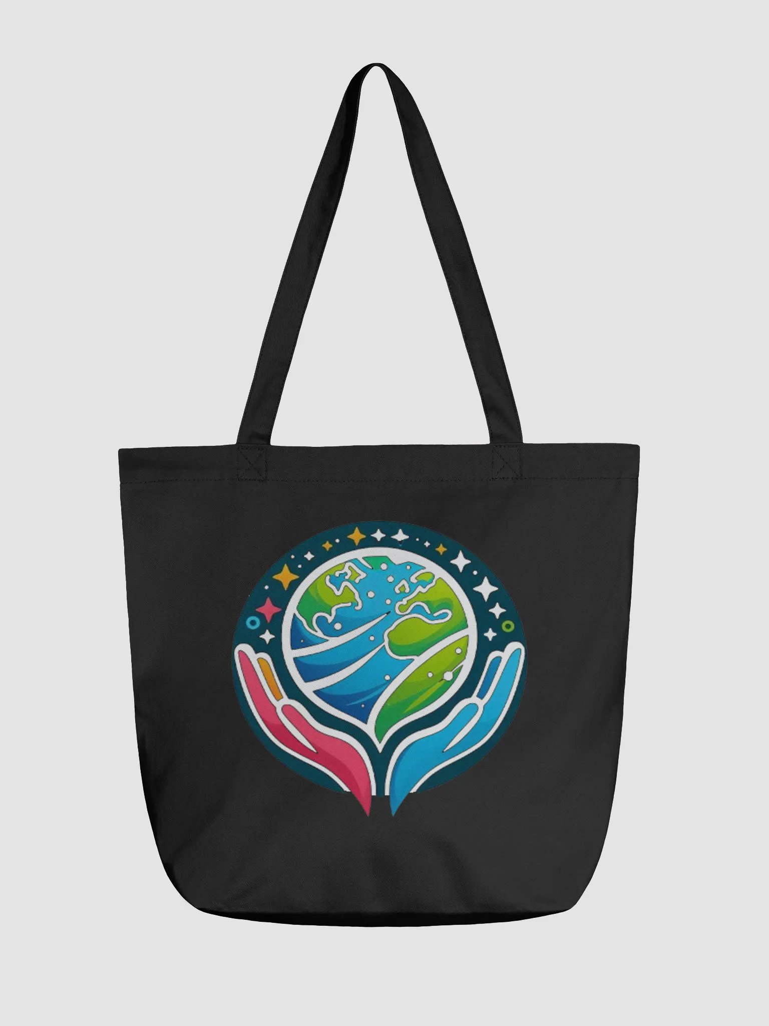 Unity Eco-Tote: Supportive Hands Earth Design product image (1)