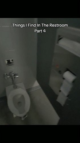 Yes, that's a chicken bone. I've found so many weird things while cleaning the restrooms at work that I'm just gonna make it ...